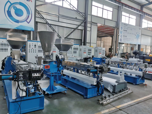 300 kg/h Máquina de pelletização de grânulos de plástico de filamentos de cantilever para a indústria do plástico